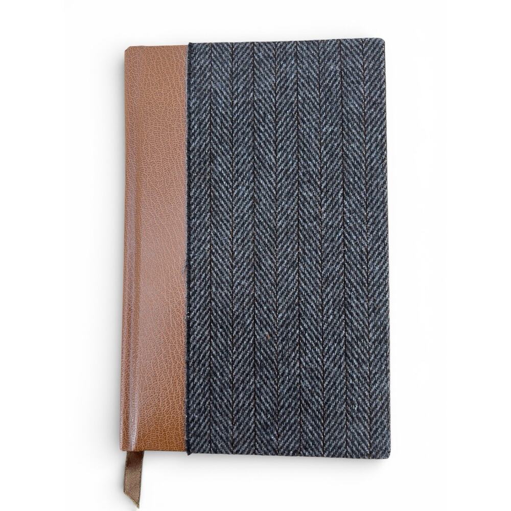 Vintage 1987 QuillMark Journal Tweed Faux Leather Random House Blank Never Used